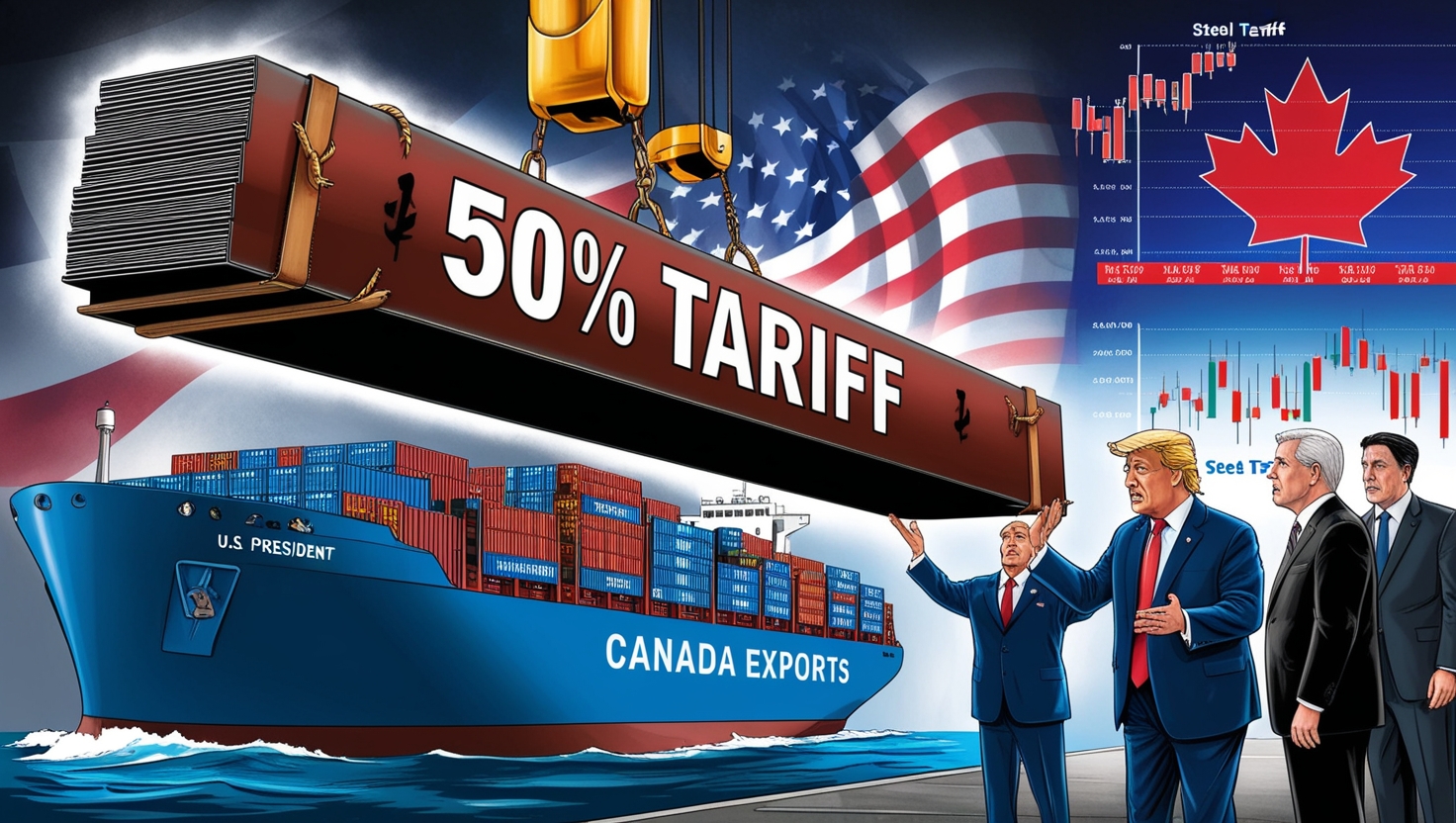 TRUMP – Tensões Comerciais entre EUA e Canadá: Impactos e Perspectivas