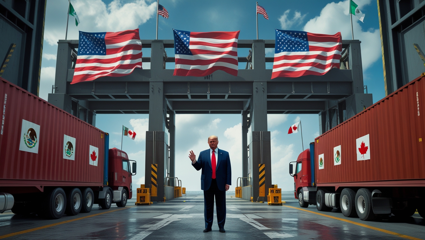 Trump Aumenta Tarifas sobre México e Canadá, Suspende Temporariamente e Promete Novo Aumento em Abril